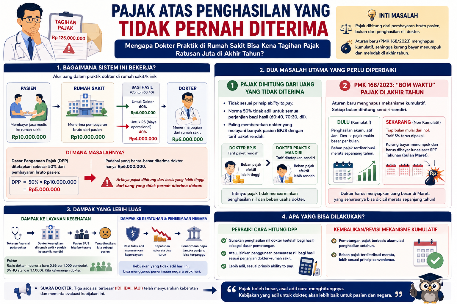 Pajak atas Penghasilan yang Tidak Pernah Diterima